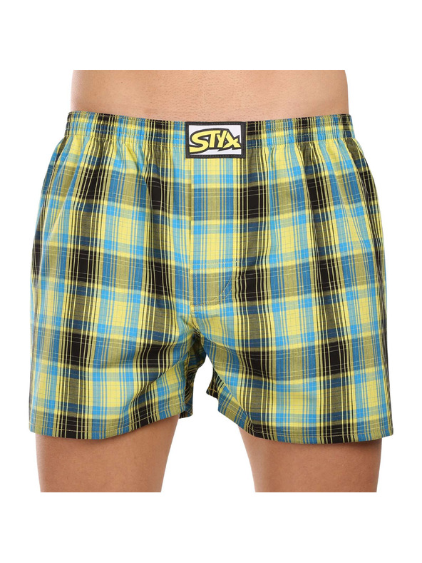 Styx Sada deseti - pánské trenky Styx klasická guma vícebarevné