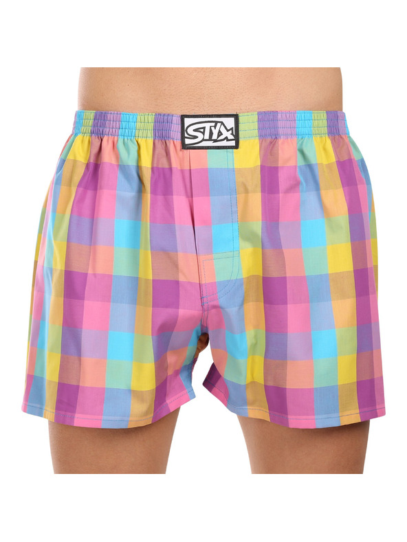 Styx Sada deseti - pánské trenky Styx klasická guma vícebarevné