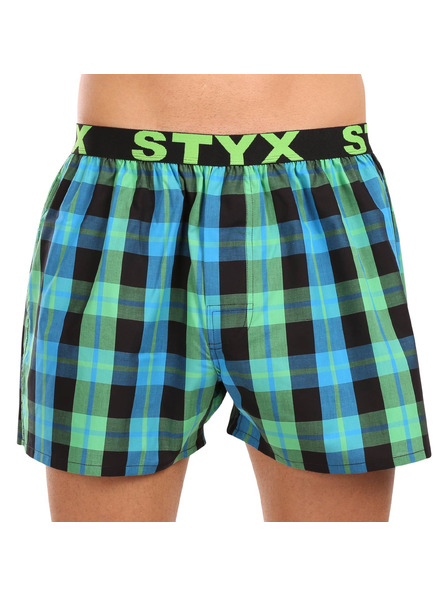 Styx Sada deseti - pánské trenky Styx sportovní guma vícebarevné