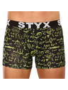 Styx Sada tří - pánské boxerky Styx long art sportovní guma vícebarevné