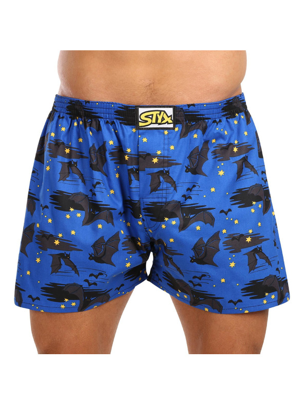 Styx Sada pěti - pánské trenky Styx art klasická guma vícebarevné