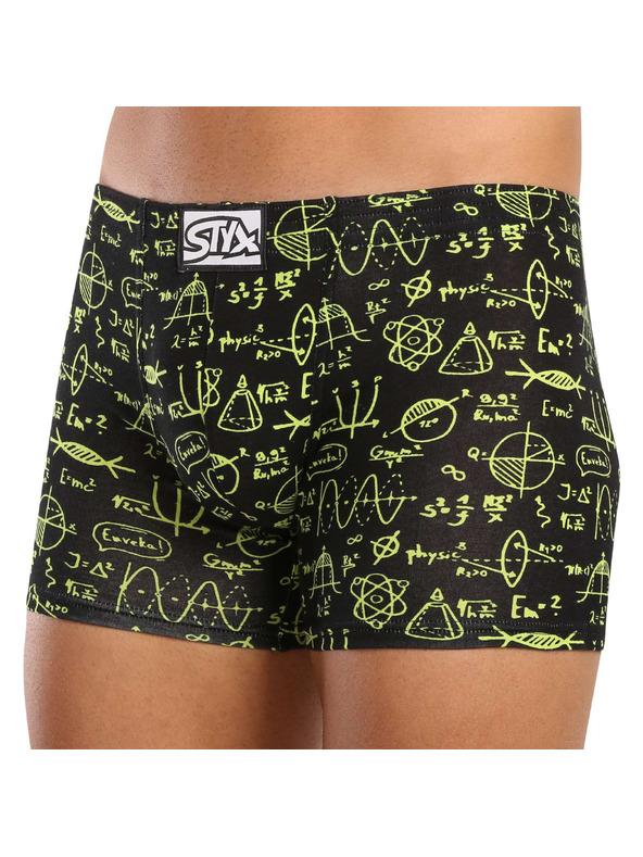 Styx Sada tří - pánské boxerky Styx long art klasická guma vícebarevné