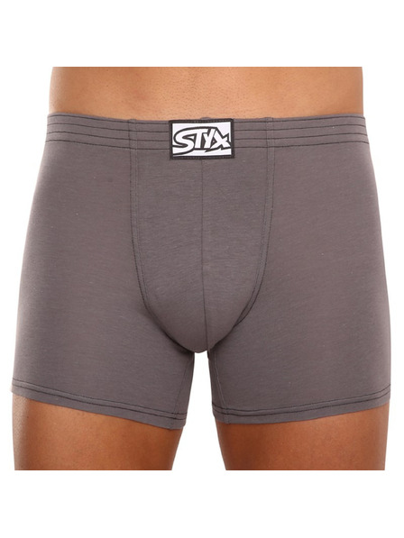 Styx Sada tří - pánské boxerky Styx long klasická guma vícebarevné