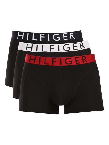 Tommy Hilfiger Sada tří - pánské boxerky Tommy Hilfiger černé