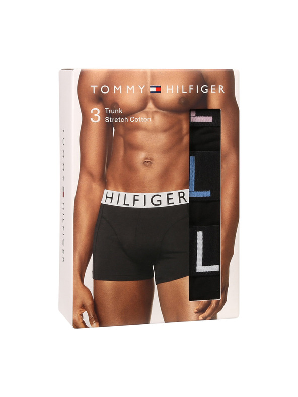 Tommy Hilfiger Sada tří - pánské boxerky Tommy Hilfiger černé