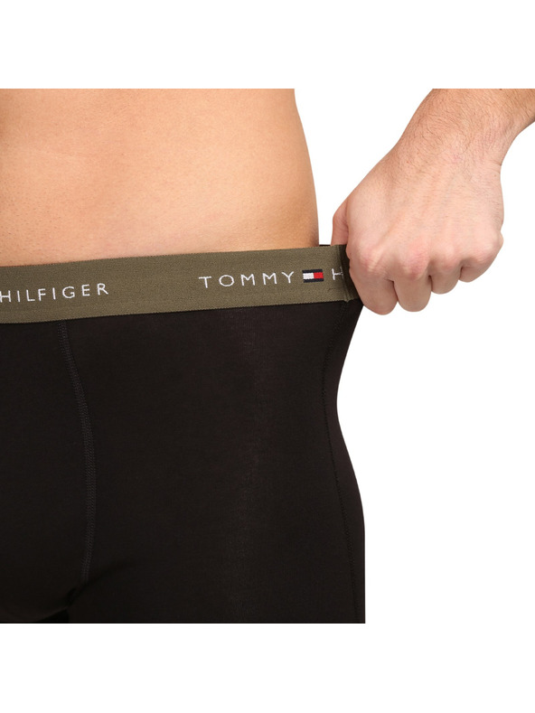 Tommy Hilfiger Sada tří - pánské boxerky Tommy Hilfiger černé