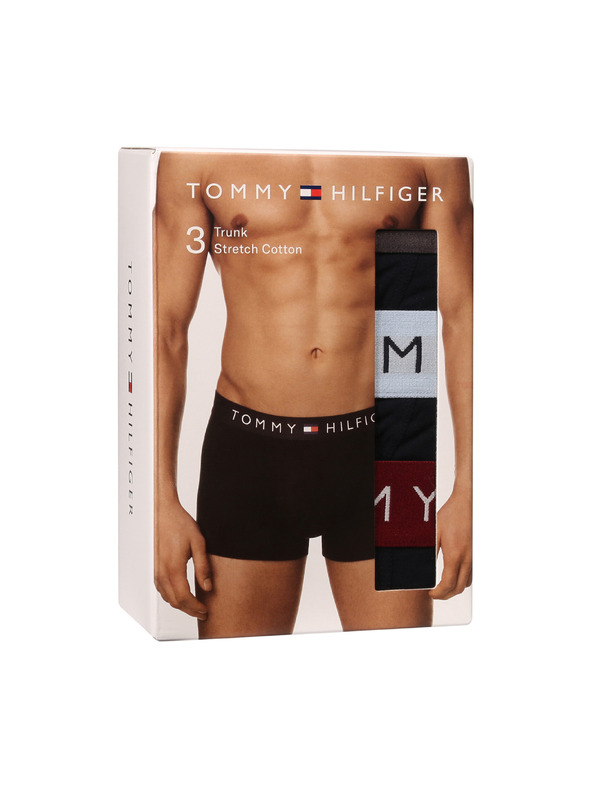 Tommy Hilfiger Sada tří - pánské boxerky Tommy Hilfiger černé