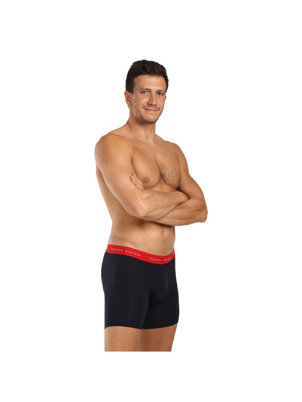 Tommy Hilfiger Sada tří - pánské boxerky Tommy Hilfiger tmavě modré