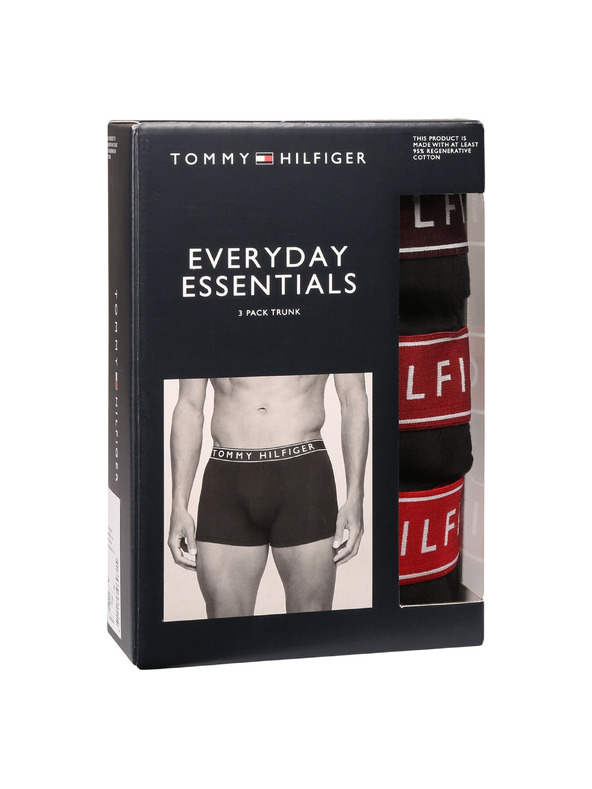 Tommy Hilfiger Sada tří - pánské boxerky Tommy Hilfiger černé