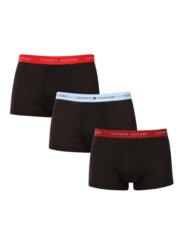 Tommy Hilfiger Sada tří - pánské boxerky Tommy Hilfiger černé