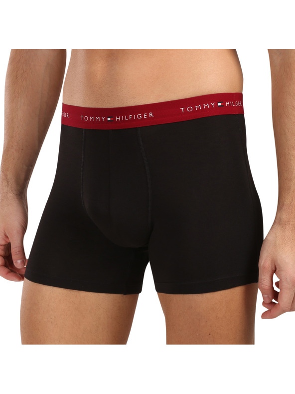 Tommy Hilfiger Sada tří - pánské boxerky Tommy Hilfiger černé