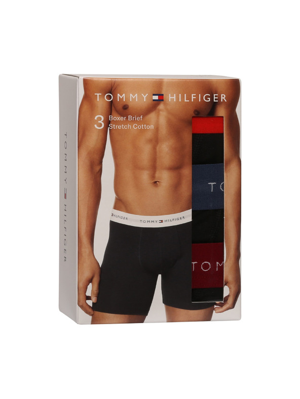 Tommy Hilfiger Sada tří - pánské boxerky Tommy Hilfiger černé