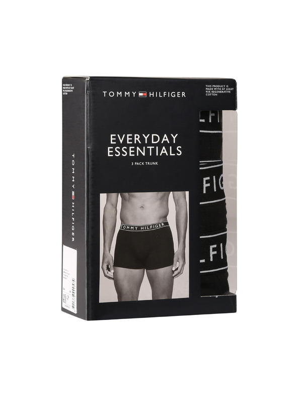 Tommy Hilfiger Sada tří - pánské boxerky Tommy Hilfiger černé