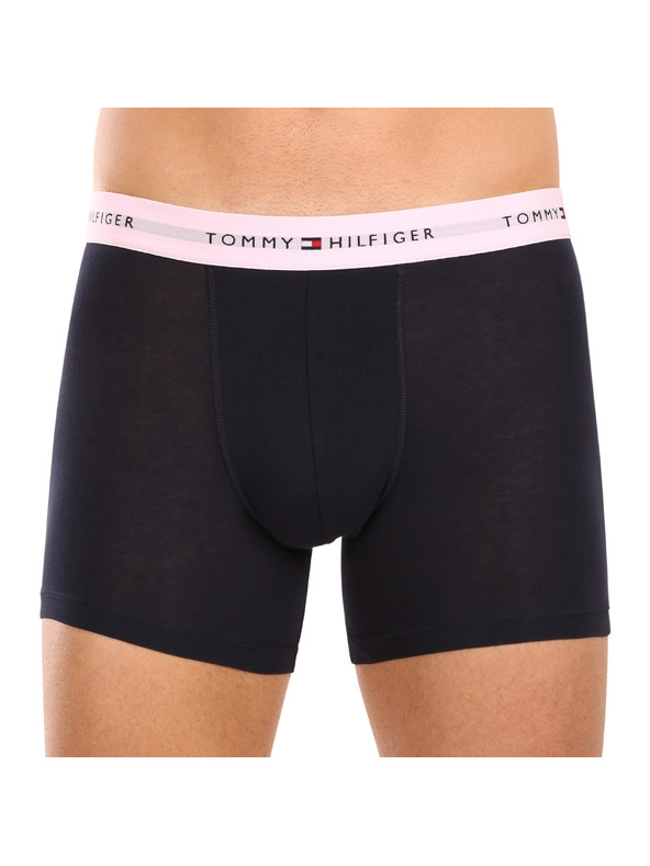 Tommy Hilfiger Sada tří - pánské boxerky Tommy Hilfiger tmavě modré