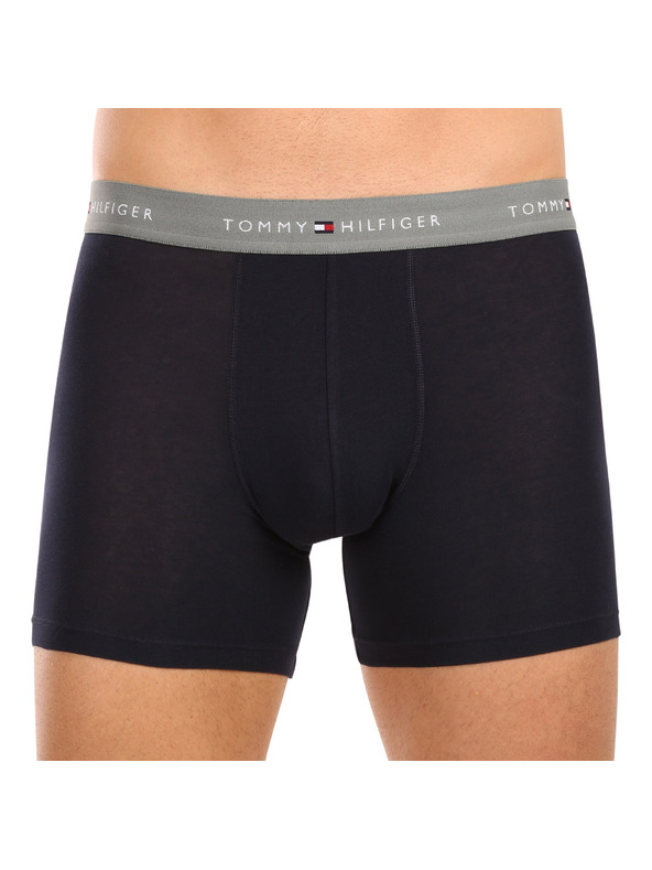 Tommy Hilfiger Sada tří - pánské boxerky Tommy Hilfiger tmavě modré