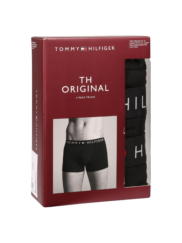 Tommy Hilfiger Sada tří - pánské boxerky Tommy Hilfiger černé