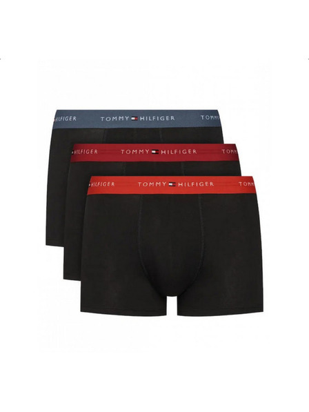 Tommy Hilfiger Sada tří - pánské boxerky Tommy Hilfiger černé nadrozměr