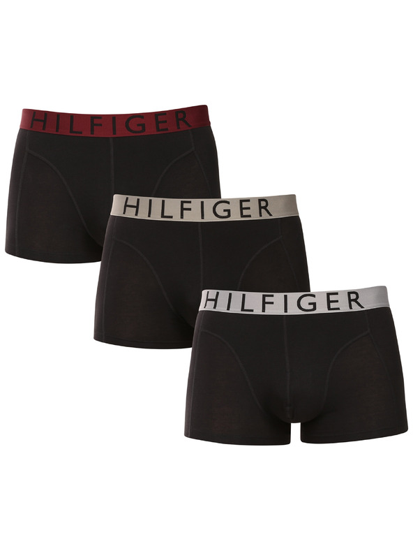 Tommy Hilfiger Sada tří - pánské boxerky Tommy Hilfiger černé
