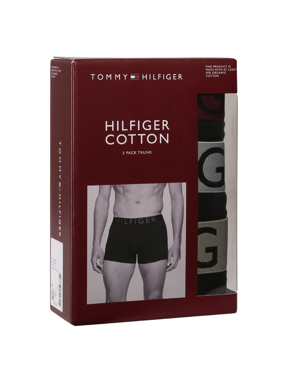 Tommy Hilfiger Sada tří - pánské boxerky Tommy Hilfiger černé
