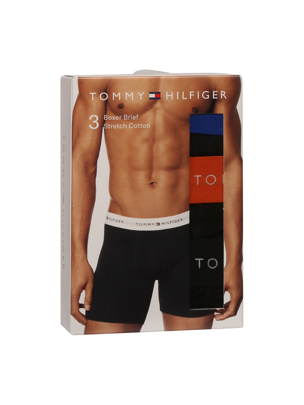 Tommy Hilfiger Sada tří - pánské boxerky Tommy Hilfiger černé