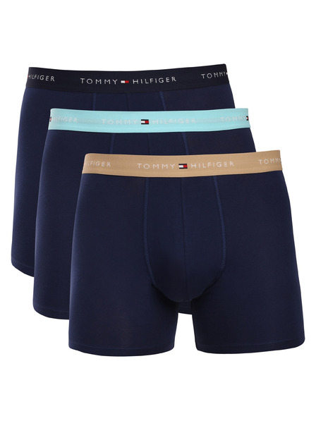 Tommy Hilfiger Sada tří - pánské boxerky Tommy Hilfiger tmavě modré