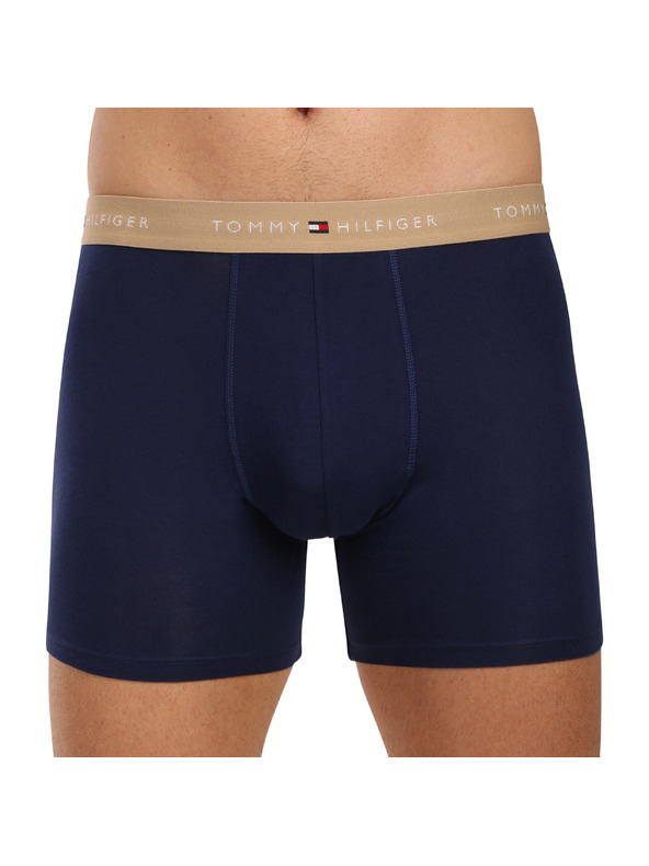 Tommy Hilfiger Sada tří - pánské boxerky Tommy Hilfiger tmavě modré