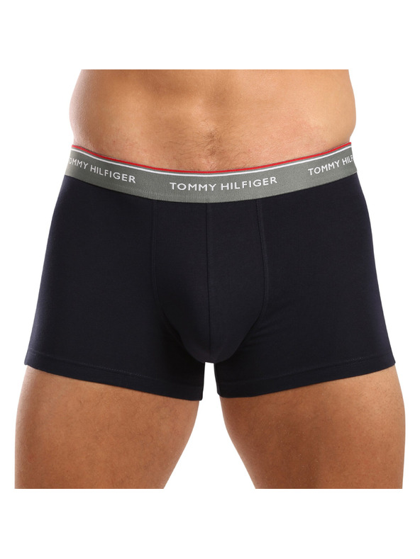 Tommy Hilfiger Sada tří - pánské boxerky Tommy Hilfiger tmavě modré