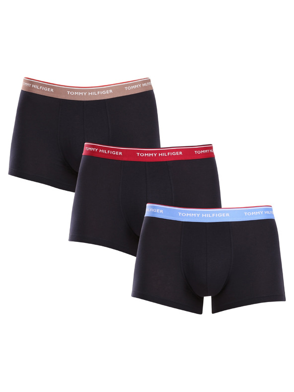 Tommy Hilfiger Sada tří - pánské boxerky Tommy Hilfiger tmavě modré