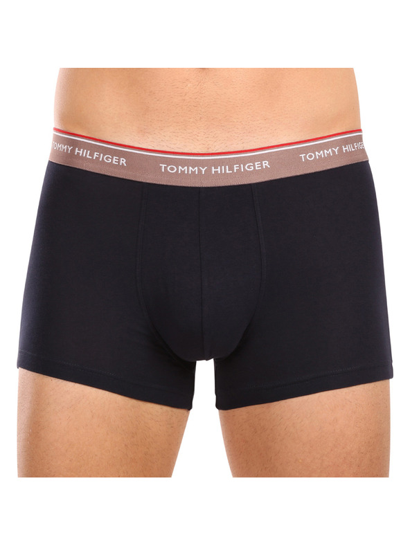 Tommy Hilfiger Sada tří - pánské boxerky Tommy Hilfiger tmavě modré