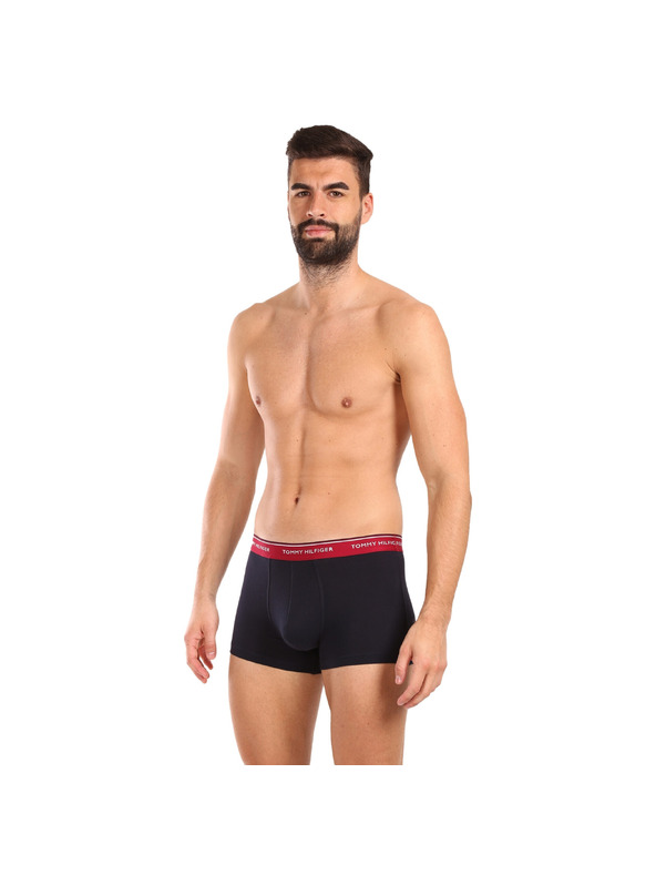 Tommy Hilfiger Sada tří - pánské boxerky Tommy Hilfiger tmavě modré