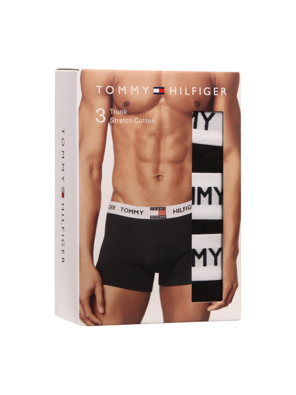 Tommy Hilfiger Sada tří - pánské boxerky Tommy Hilfiger černé