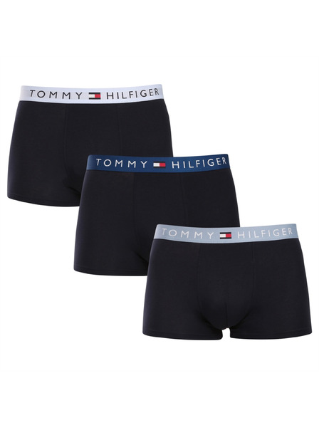 Tommy Hilfiger Sada tří - pánské boxerky Tommy Hilfiger tmavě modré