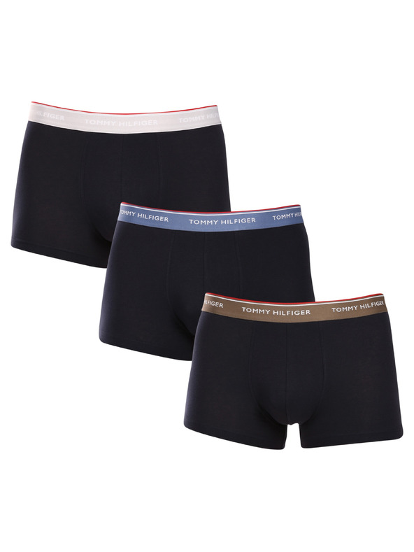 Tommy Hilfiger Sada tří - pánské boxerky Tommy Hilfiger tmavě modré
