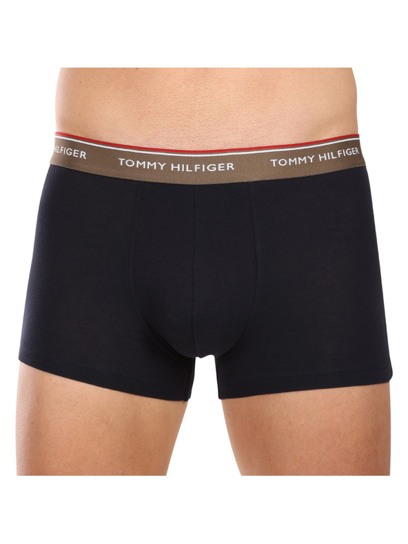 Tommy Hilfiger Sada tří - pánské boxerky Tommy Hilfiger tmavě modré