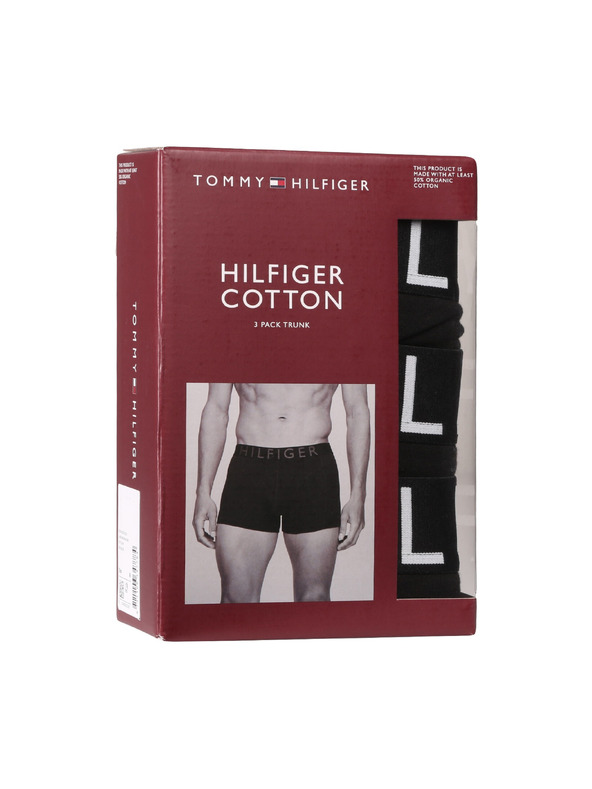Tommy Hilfiger Sada tří - pánské boxerky Tommy Hilfiger černé