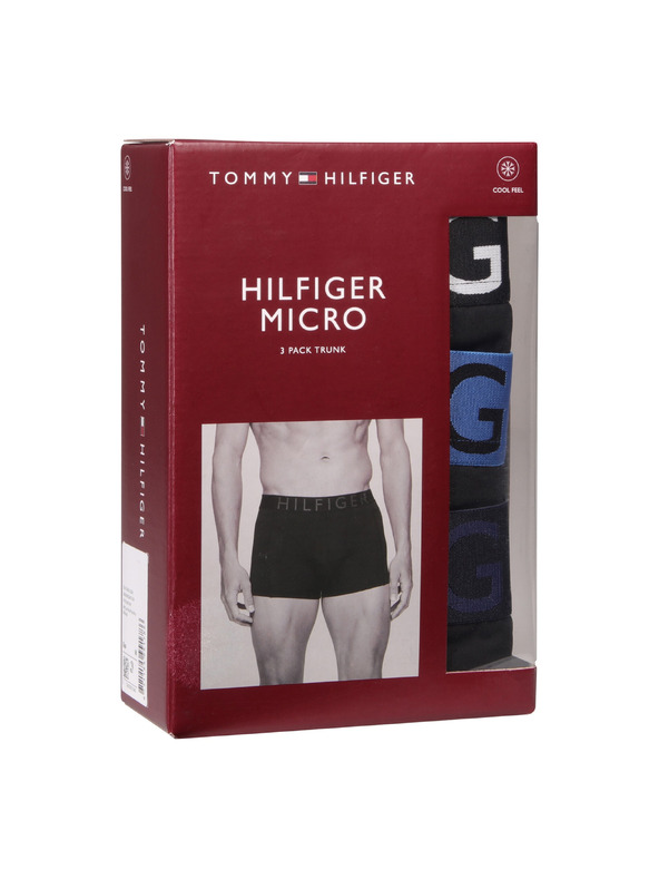 Tommy Hilfiger Sada tří - pánské boxerky Tommy Hilfiger černé