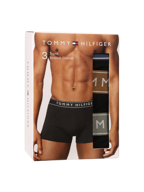 Tommy Hilfiger Sada tří - pánské boxerky Tommy Hilfiger černé