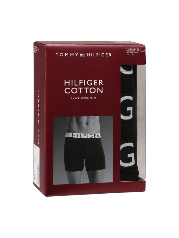 Tommy Hilfiger Sada tří - pánské boxerky Tommy Hilfiger černé