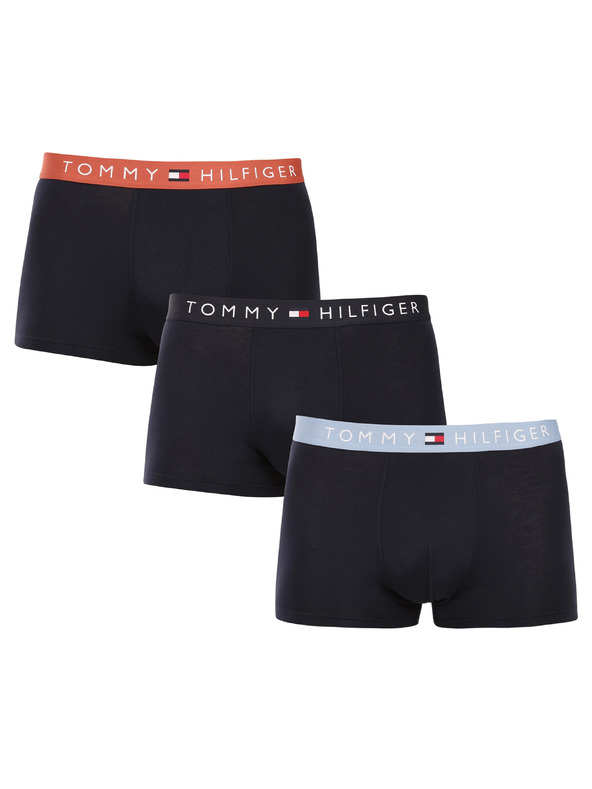 Tommy Hilfiger Sada tří - pánské boxerky Tommy Hilfiger tmavě modré