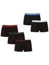 Tommy Hilfiger Sada pěti - pánské boxerky Tommy Hilfiger černé