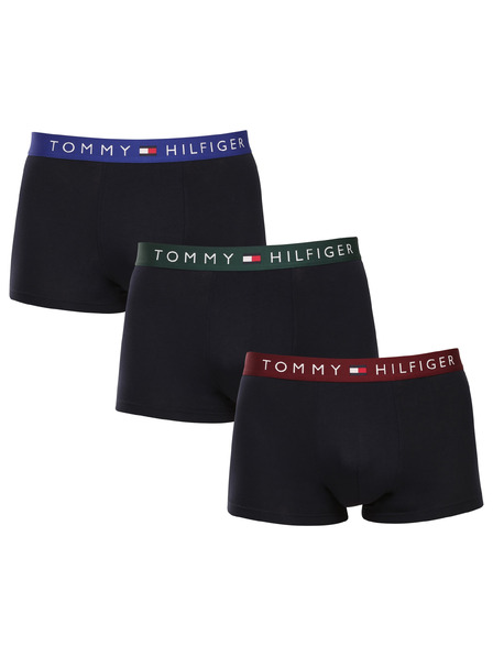 Tommy Hilfiger Sada tří - pánské boxerky Tommy Hilfiger tmavě modré
