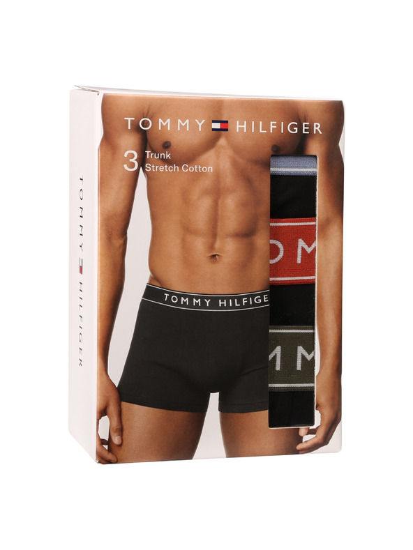 Tommy Hilfiger Sada tří - pánské boxerky Tommy Hilfiger černé