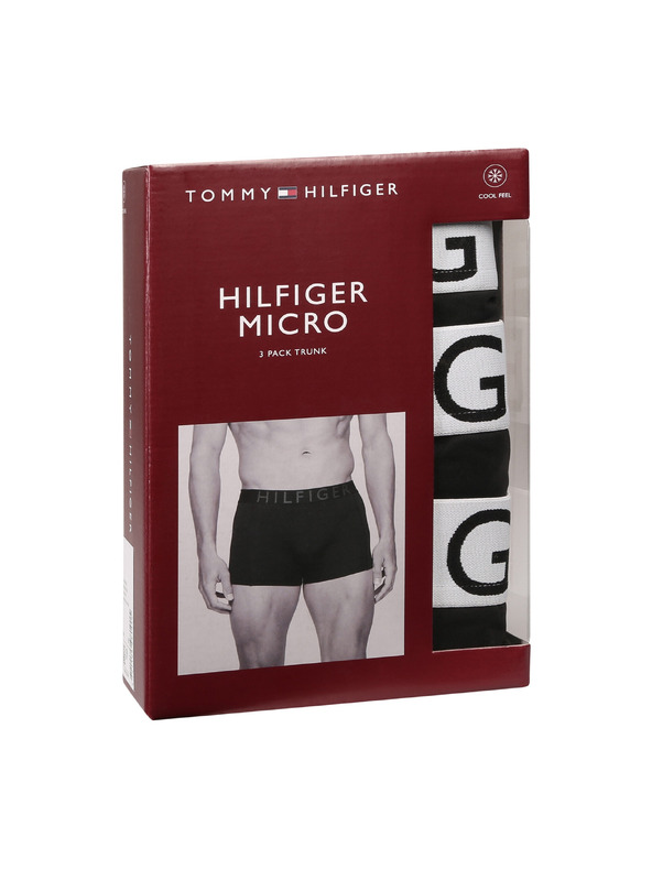 Tommy Hilfiger Sada tří - pánské boxerky Tommy Hilfiger černé