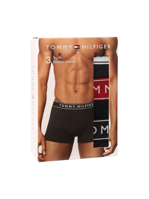 Tommy Hilfiger Sada tří - pánské boxerky Tommy Hilfiger černé