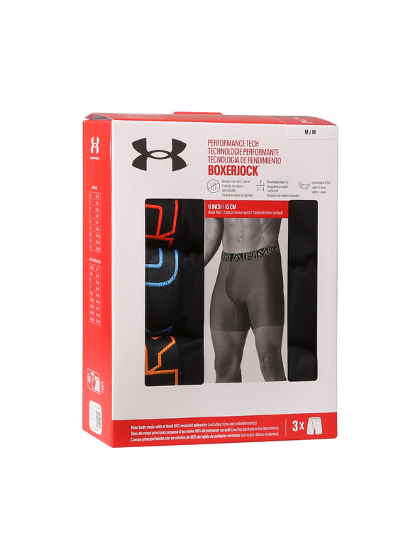 Under Armour Sada tří - pánské boxerky Under Armour černé