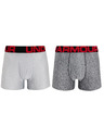 Under Armour Sada dvou - pánské boxerky Under Armour nadrozměr šedé