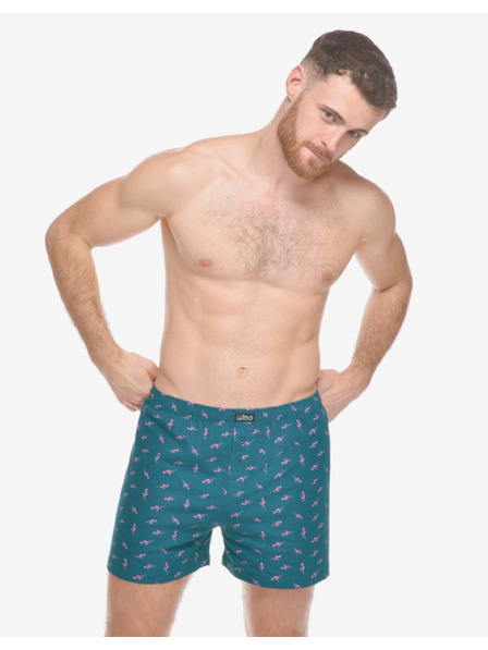 gino Pánské trenky Gino zelené