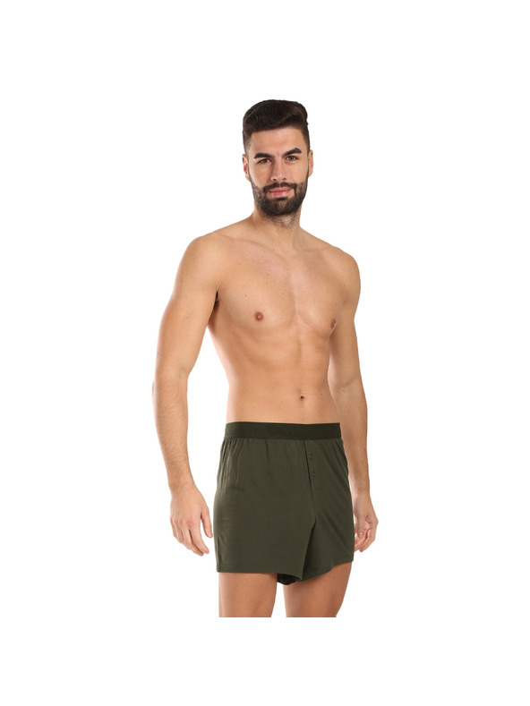 gino Pánské trenky Gino bambusové zelené