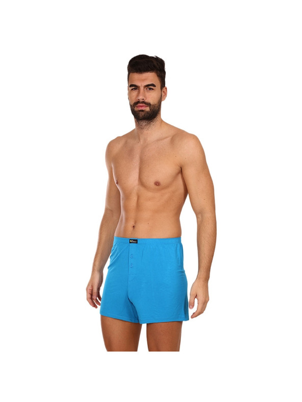 gino Pánské trenky Gino bambusové modré