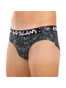69slam Pánské slipy 69SLAM Andreas hip bamboo SKULLER
